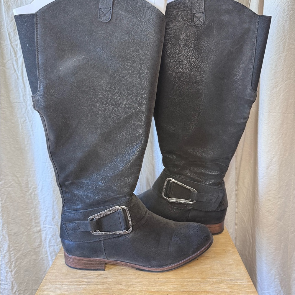 Levity Black Over the Knee Boots